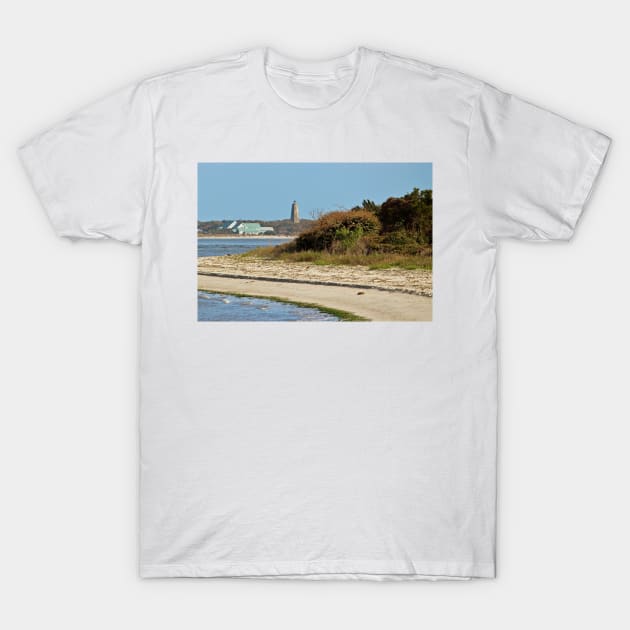 "Old Baldy" Lighthouse T-Shirt by Cynthia48